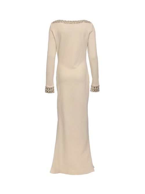 Abito in jersey con ricamo gioiello Chalk BLUGIRL | RF5277 J476214300